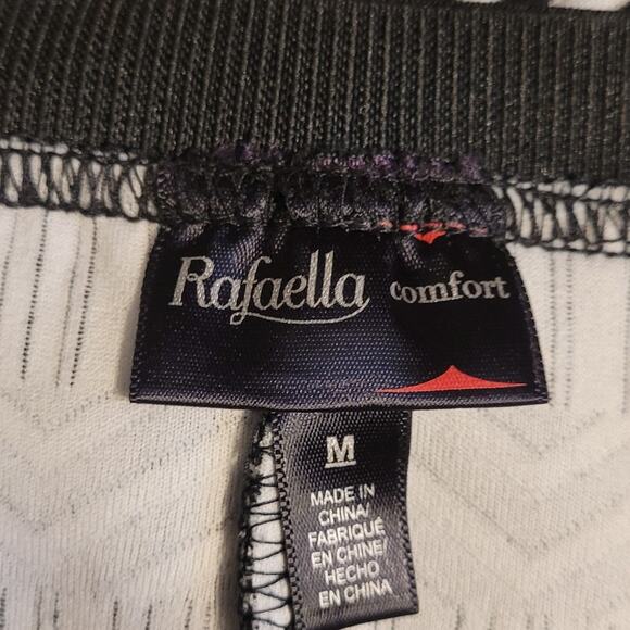 Raffaella Stretch Textured Pencil Skirt M Graphic Pull On Faux Leather Career - Picture 6 of 9